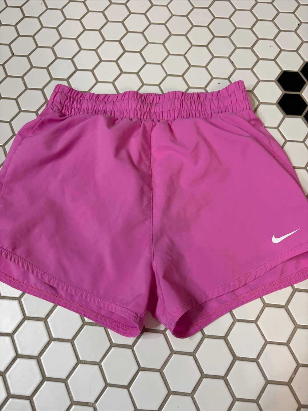 Girls Nike Hot Pink Athletic Running Shorts Size Youth Medium